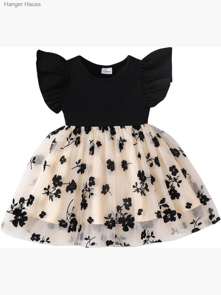 Baby Girl Butterfly Tutu Dress Sleeveless Party Photograph Outfit Birthday Gift